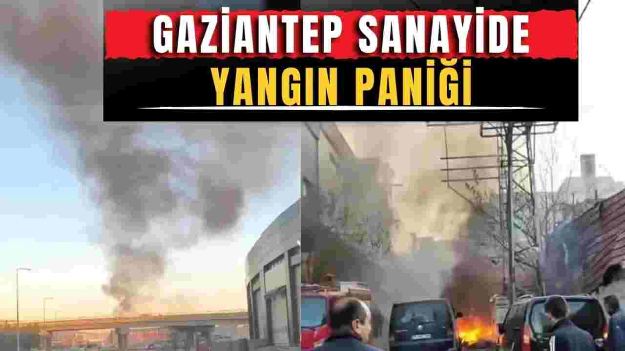 Gaziantep’te Yangın Paniği, İtfaiye Hızla Müdahale Etti!