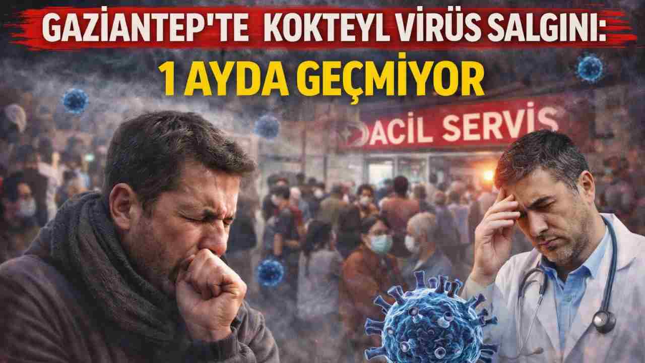 Gaziantep’te “Kokteyl Virüs” Salgını Alarm Veriyor!