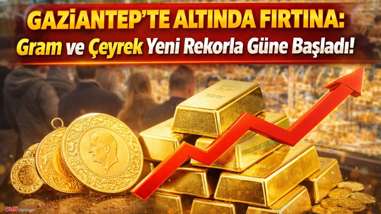Gaziantep’te Altın Fiyatları Rekor Kırdı!