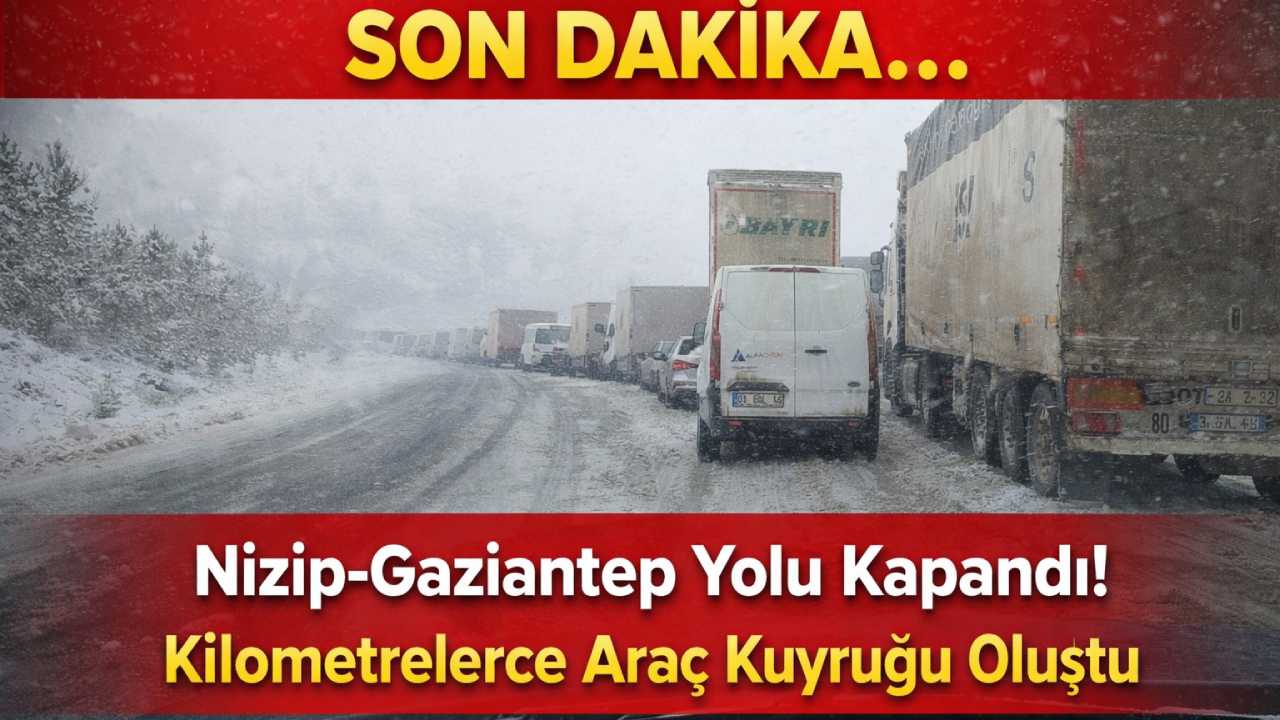 Gaziantep’te Kar Yağışı Hayatı Felç Etti!