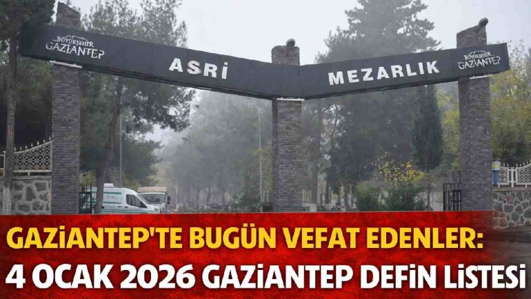 Gaziantep’te 46 Vatandaşın Defin İşlemleri Tamamlandı