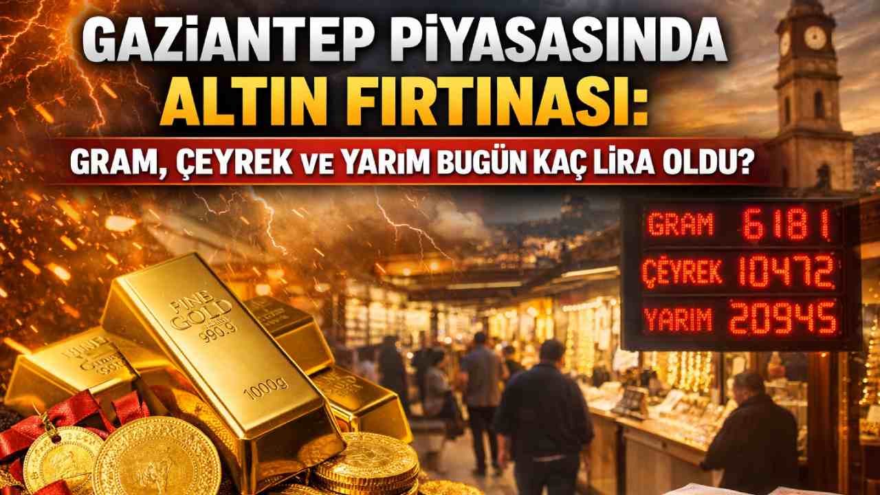 Gaziantep’te Altın Fiyatları Yükselmeye Devam Ediyor!