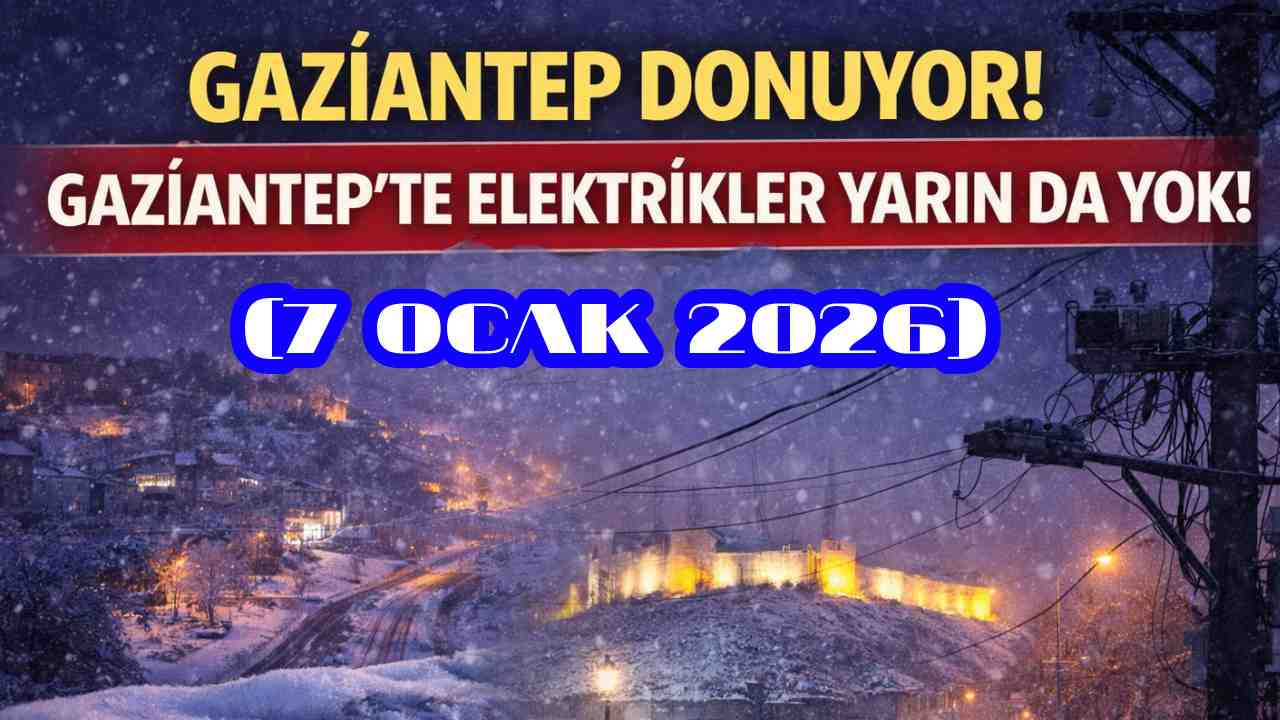 Gaziantep’te Elektrik Kesintileri Kışta Zorluk Yaşatıyor