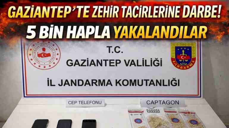 Gaziantep’te Uyuşturucu Operasyonu: İki Şüpheli Tutuklandı
