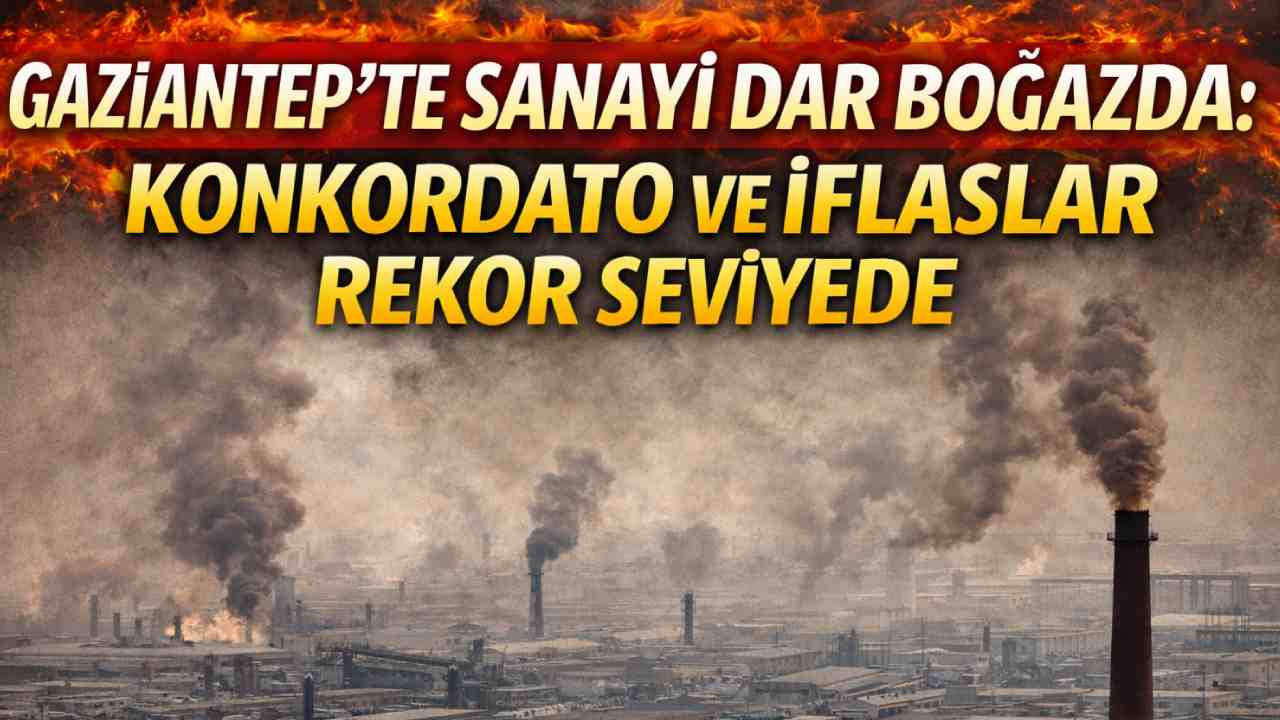 Gaziantep’te Ekonomik Daralma: İflas Riski Büyüyor