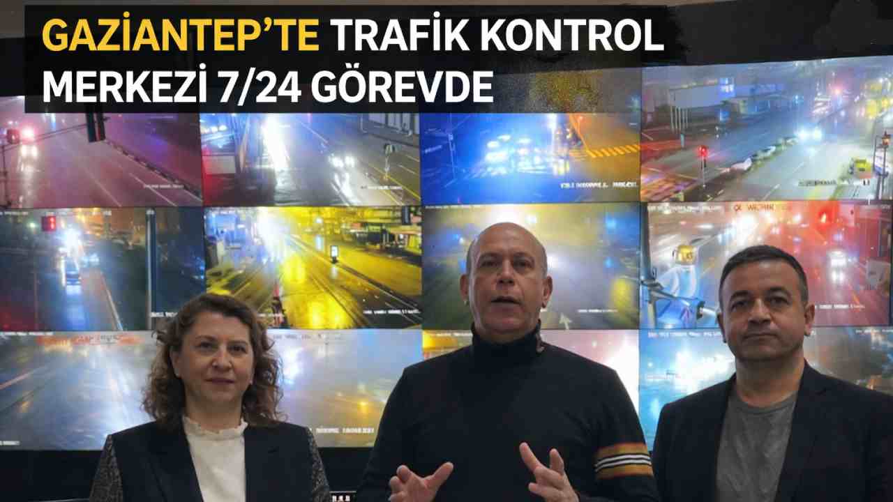 Yoğun Yağışta Trafik Kontrol Merkezi 7/24 Görevi Başında