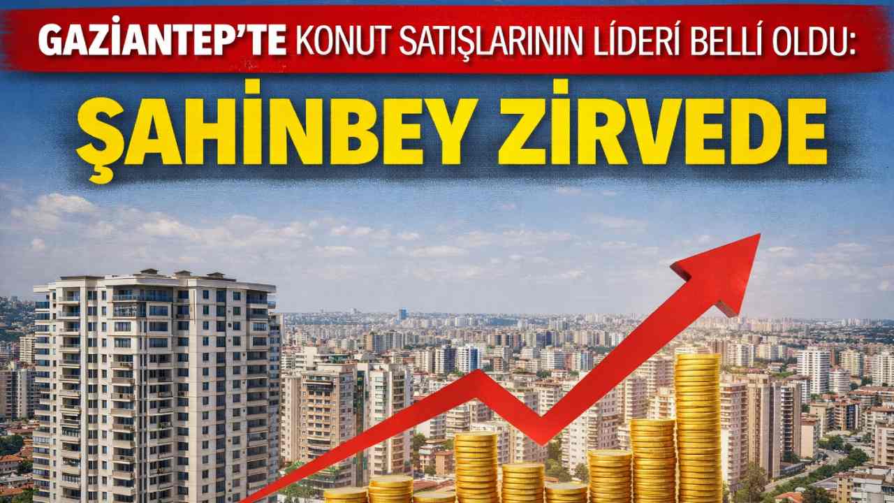 Şahinbey 2025’te Konut Satışlarında Zirveye çıktı!
