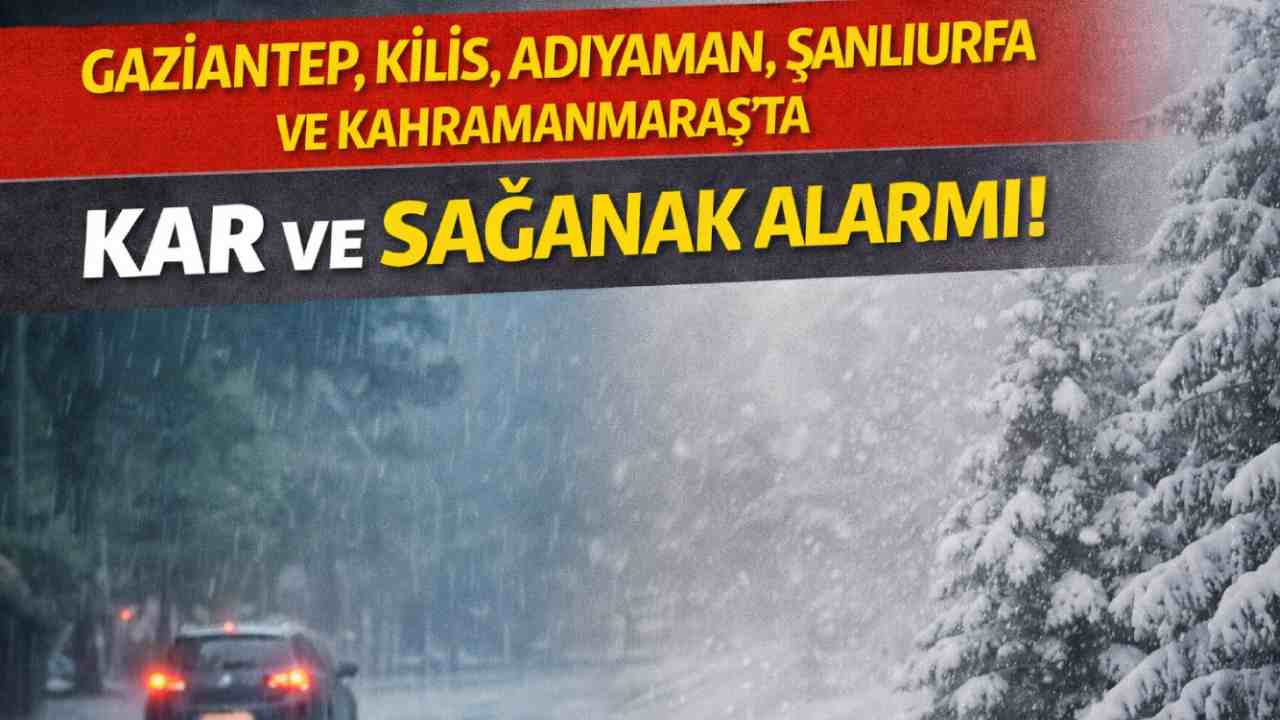 Gaziantep için kritik yağış uyarısı ve riskler!