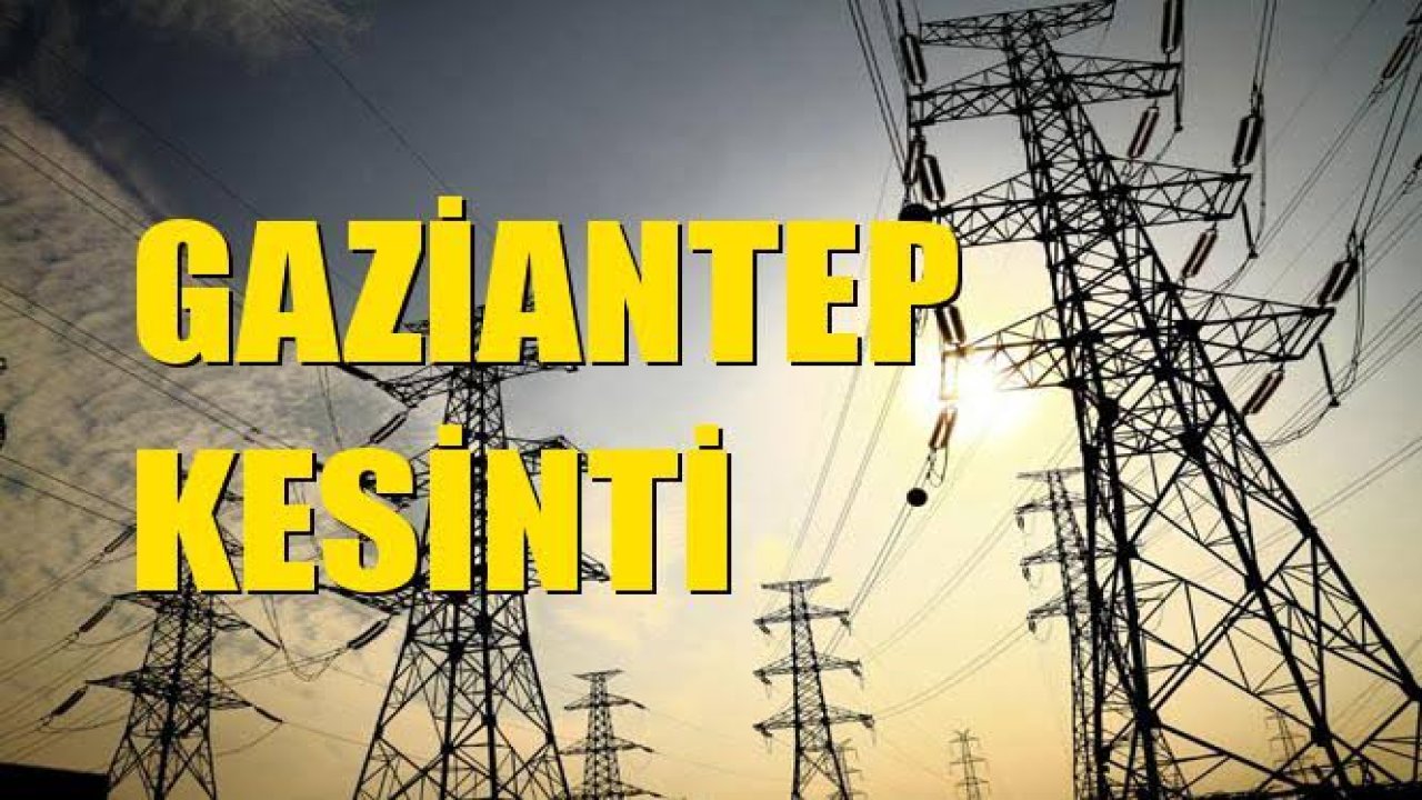Gaziantep’te Elektrik Kesintisi, Vatandaşlar Zor Durumda