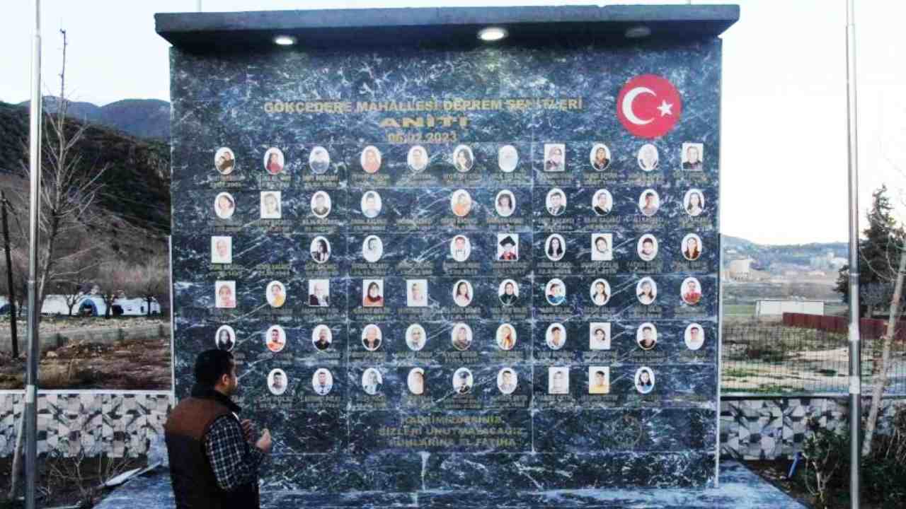 Gaziantep’te Deprem Şehitleri İçin Anıt Yaptırıldı