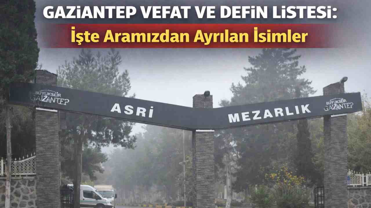 Gaziantep’te 30 Vatandaş Hayatını Kaybetti