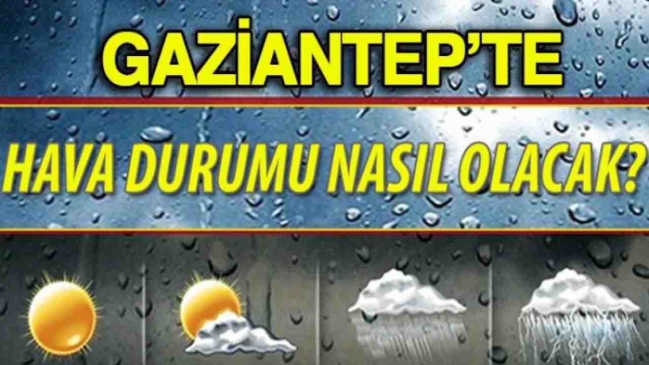 Gaziantep’te 14 Şubat Hava Durumu Uyarısı!