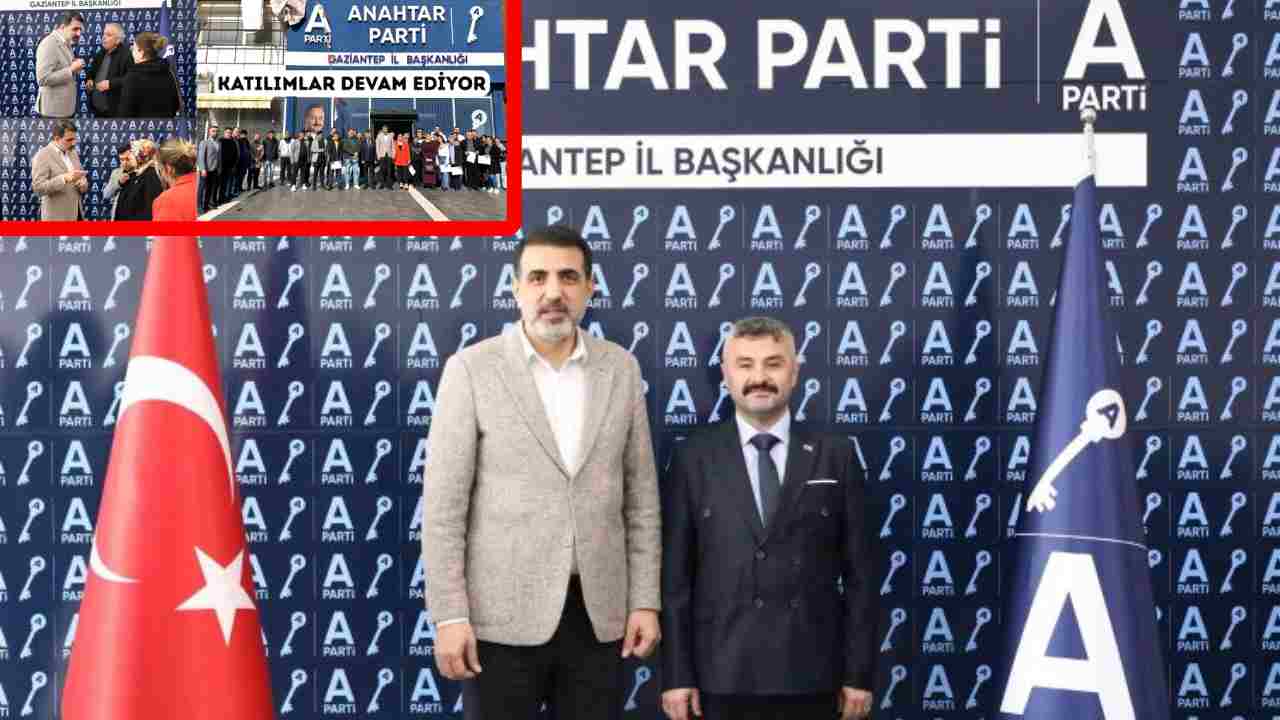Gaziantep’te Anahtar Parti’ye İş Dünyası Desteği!
