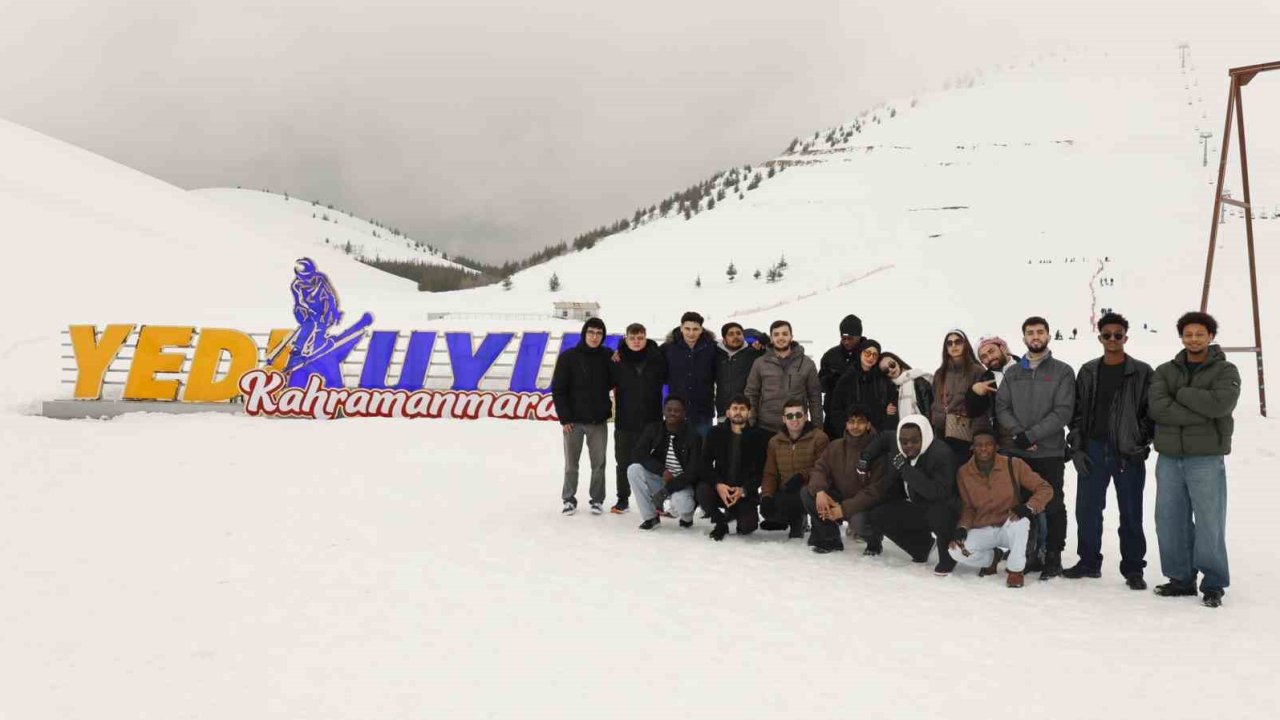 Uluslararası Öğrenciler Kayak Keyfi Yaşadı!