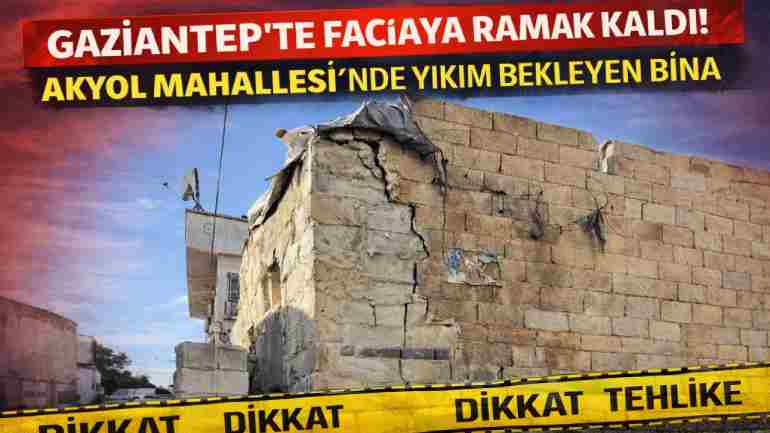 Akyol Mahallesi’nde Metruk Bina Tehlikesi!