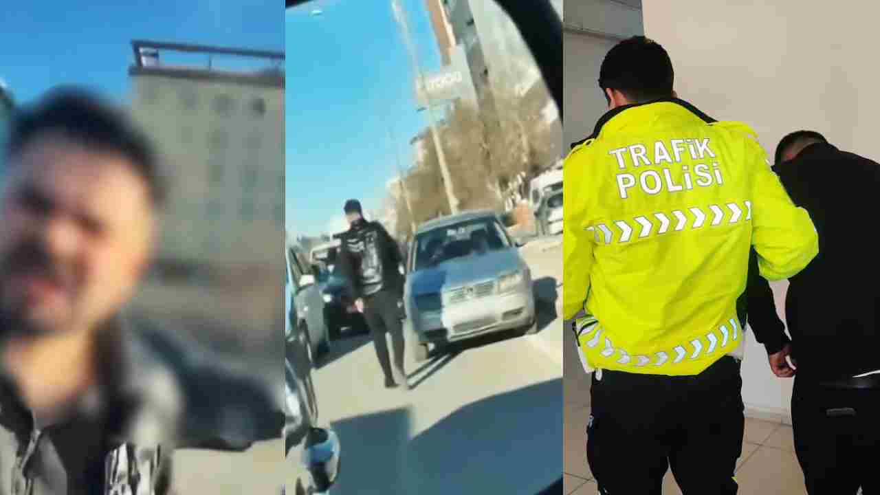 Gaziantep’te Trafikte Saldırgan Sürücüye Ağır Ceza!