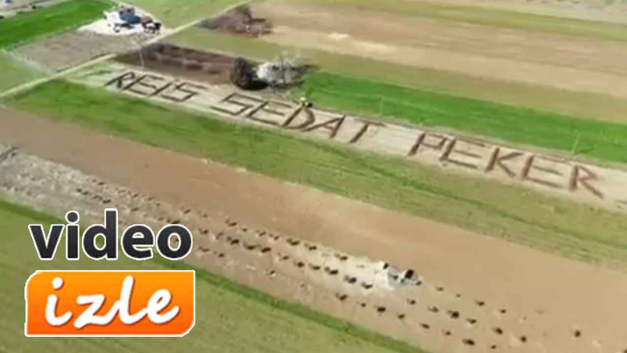 Gaziantep’te Dev Harflerle “Reis Sedat Peker” Yazıldı!