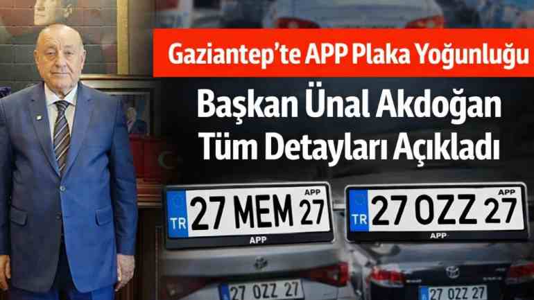 Gaziantep’te Plaka Değişiminde Son Tarih Yaklaşıyor! Gaziantep’te Plaka Değişiminde Son Tarih Yaklaşıyor!