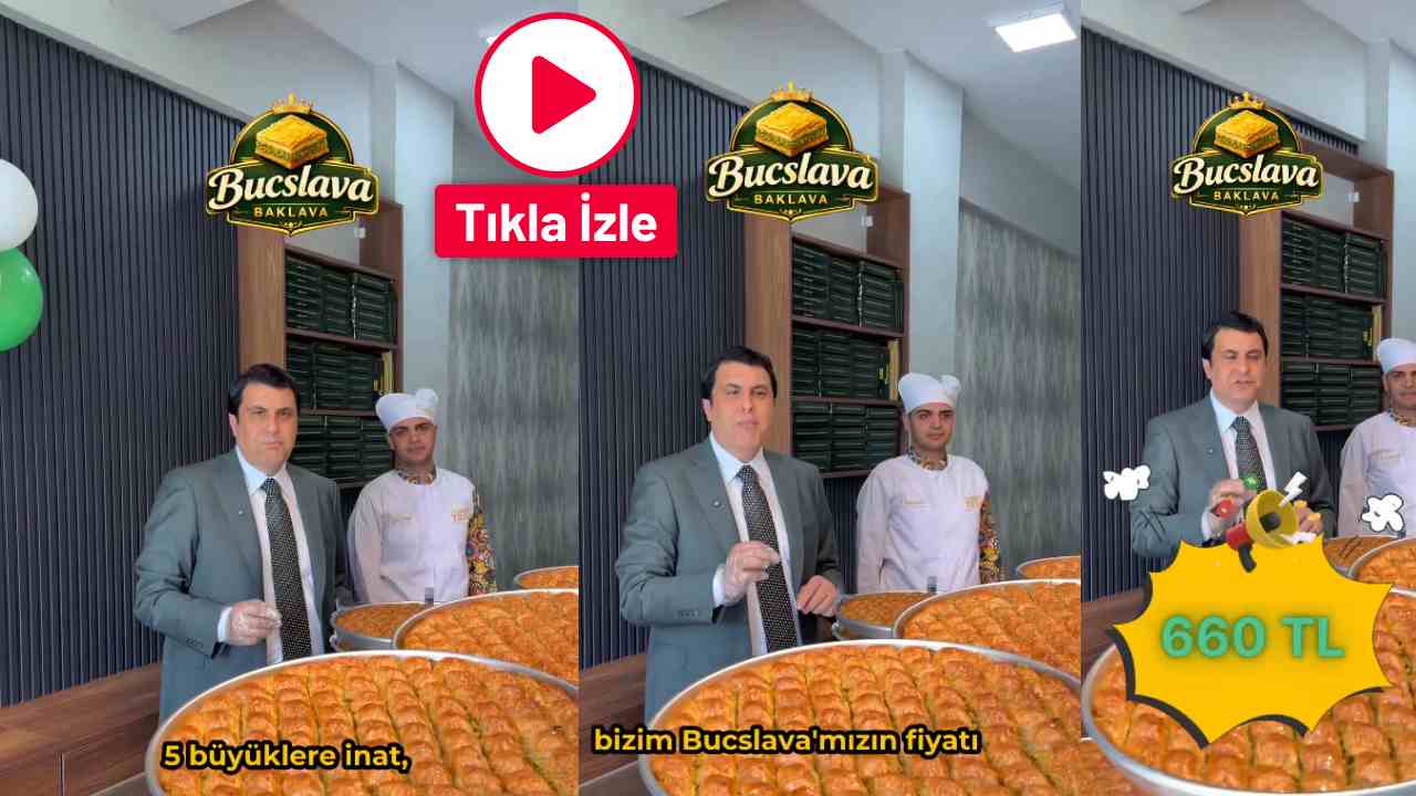 Umut Yılmaz Gaziantep baklava sektörüne meydan okudu…