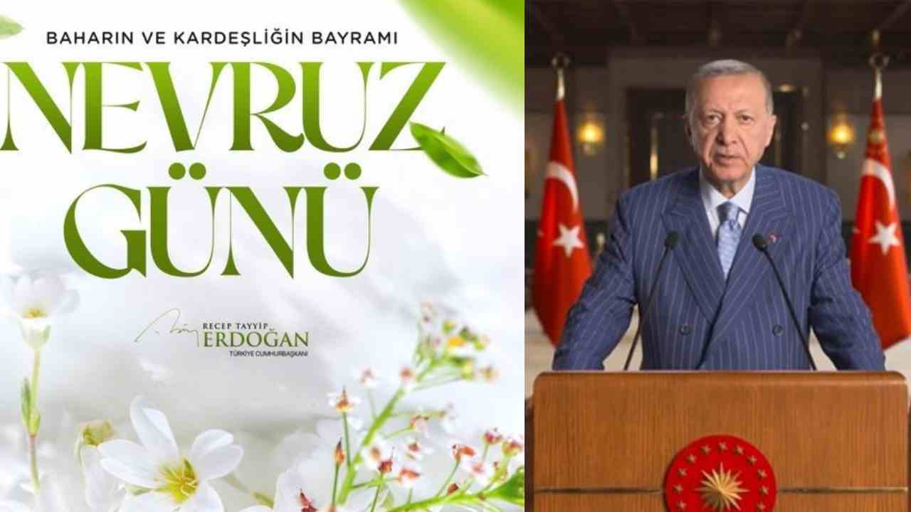 Erdoğan’dan Nevruz Bayramı’na Barış Temasıyla Kutlama Erdoğan’dan Nevruz Bayramı’na Barış Temasıyla Kutlama