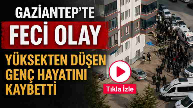 Akkent Mahallesi’nde Yüksekten Düşme Olayı!