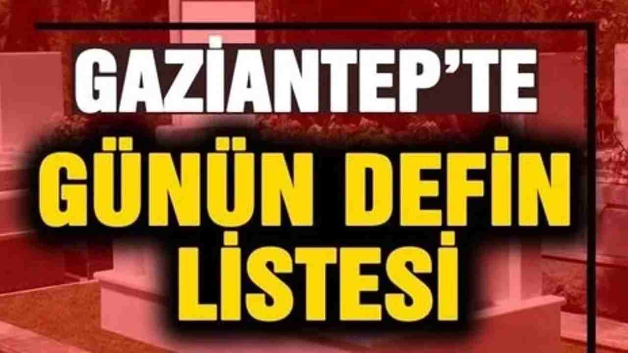 Gaziantep’te 38 Vatandaş Son Yolculuğuna Uğurlandı