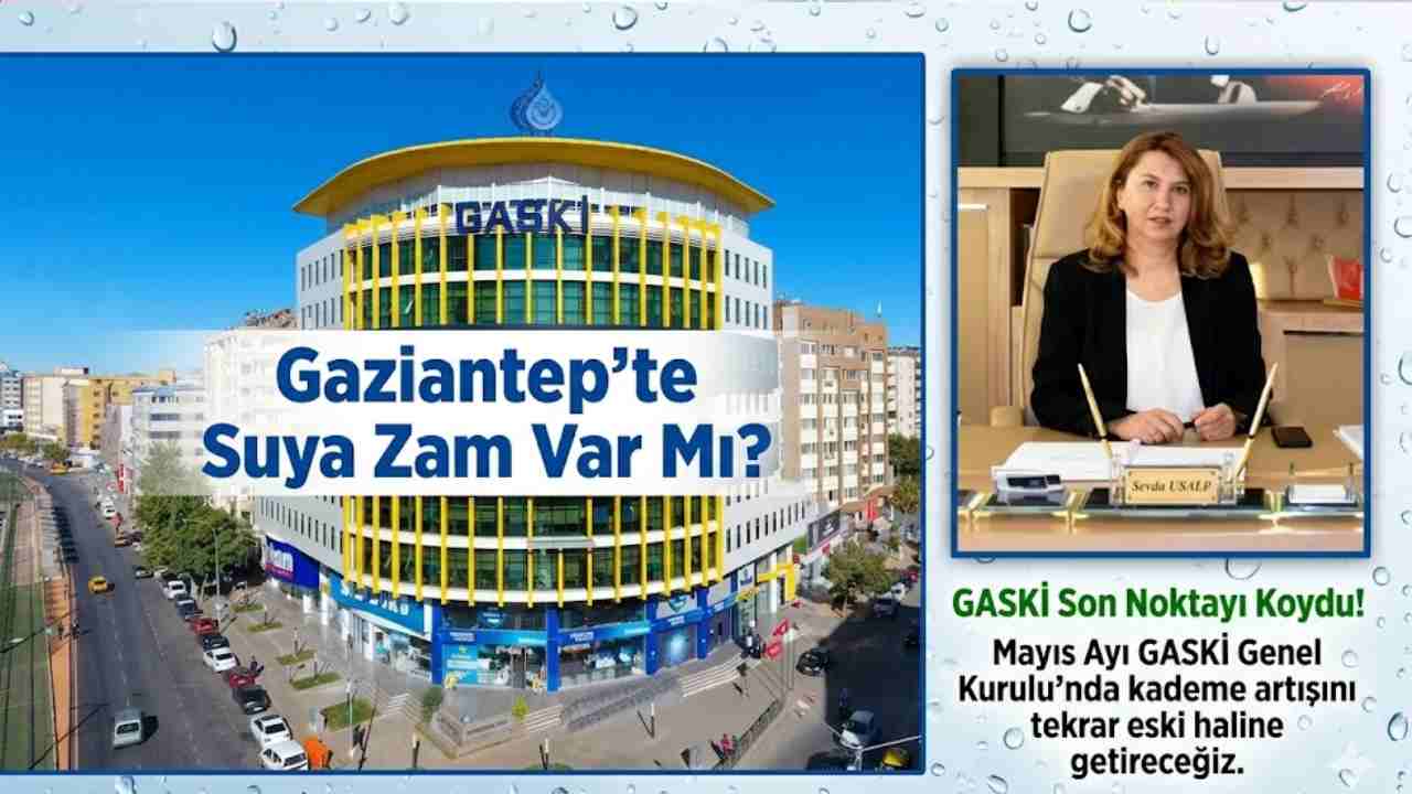 Gaziantep’te Su Zammı Olmayacak Müjdesi!