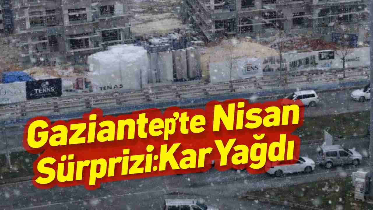 Akkent Mahallesi’nde Nisan’da Beklenmedik Kar Yağdı!