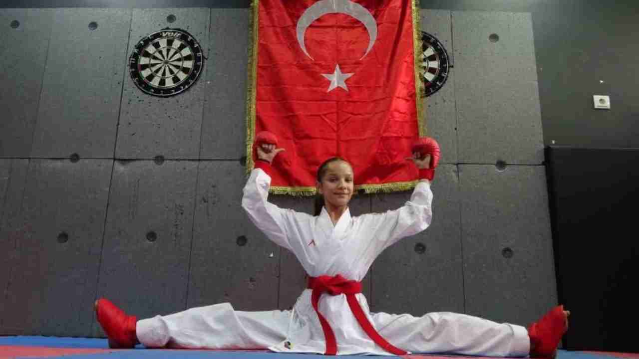 Gaziantepli karateci Nesibe Nur’dan büyük başarı!