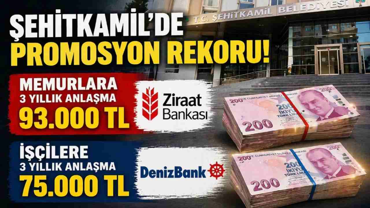 Şehitkamil Belediyesi’nden Rekor Promosyon Anlaşması!
