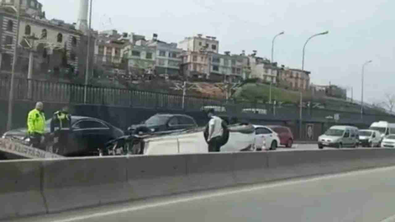 Gaziantep’te Takla Atan Araç Korku Dolu Anlar Yarattı