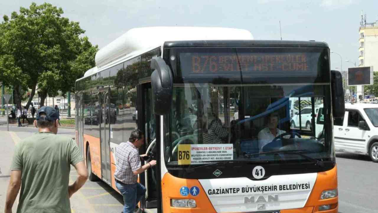 Gaziantep’te 23 Nisan’da Ulaşım Ücretsiz!