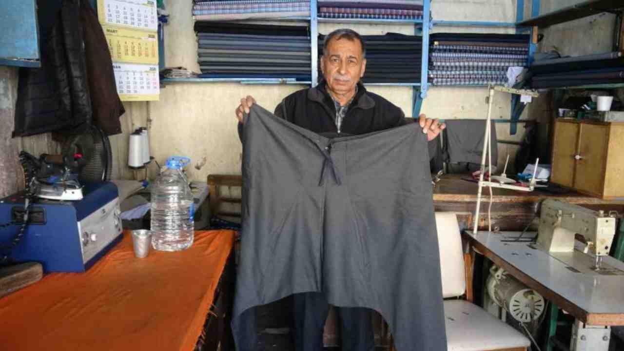 Geleneksel Şalvar Ustası: Yarım Asırdır Sürdürüyor