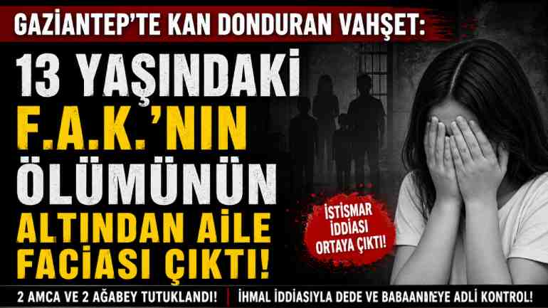 Gaziantep’te Kız Çocuğuna İstismar Şok İddiası!