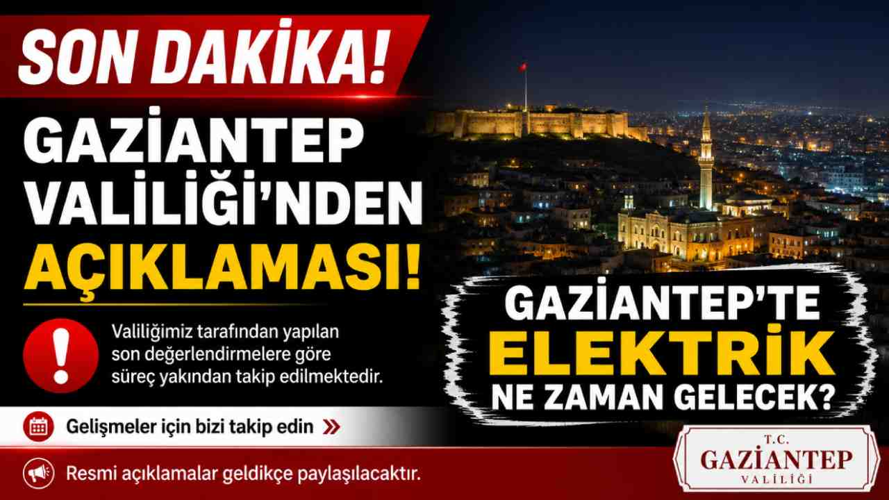 Gaziantep’te Elektrik Kesintisi, Enerji Yeniden Sağlanıyor!