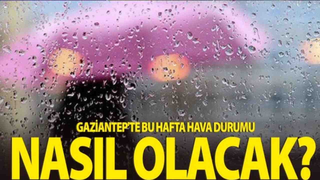 Gaziantep’te Bahar: Sıcaklık Yükselirken Yağış Dalgası Geliyor!