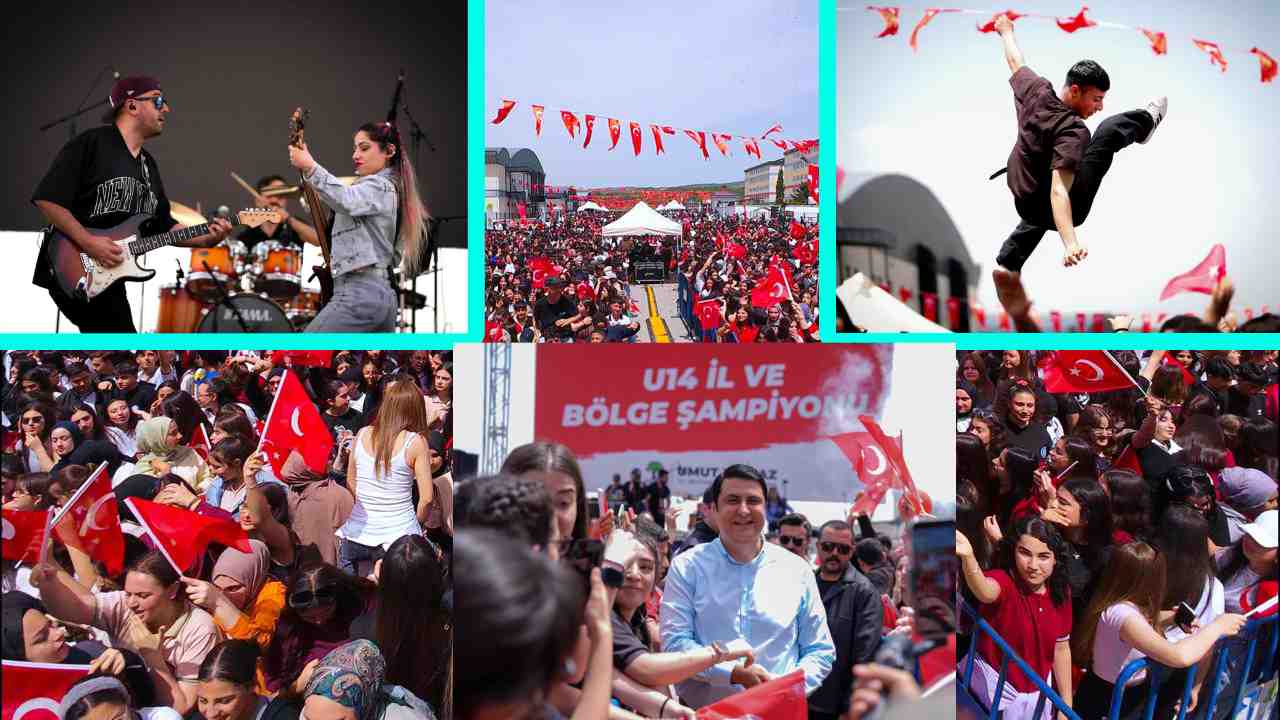 Festivalde Gençler Coşkuyla 19 Mayıs’ı Kutladı