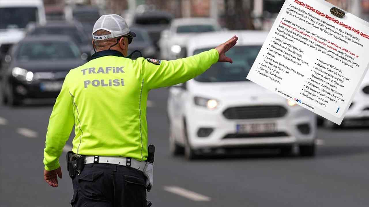 Gaziantep’te Bisiklet Yarışları İçin Trafik Tedbirleri!