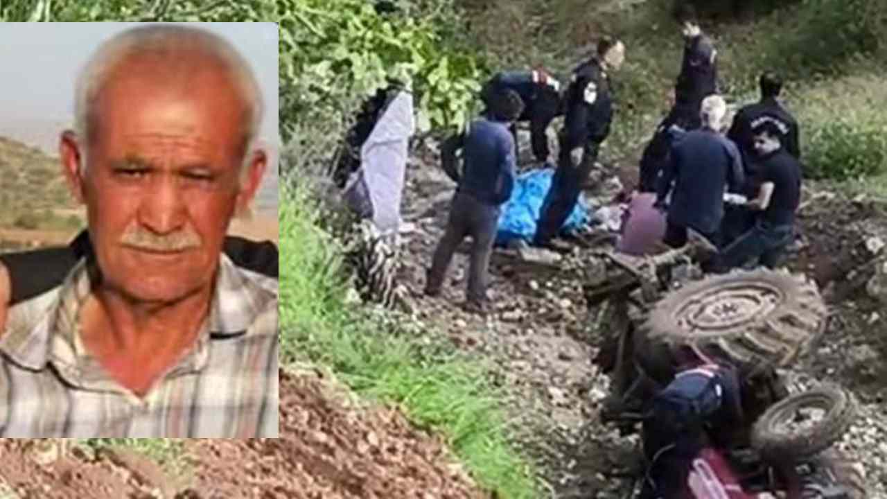 Traktör Devrildi, 74 Yaşındaki Sürücü Hayatını Kaybetti