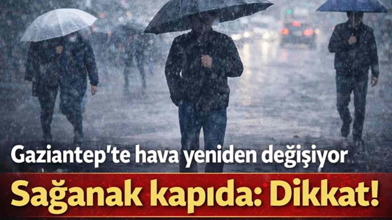 Gaziantep’te Bu Hafta Yağışlar Etkili Olacak!