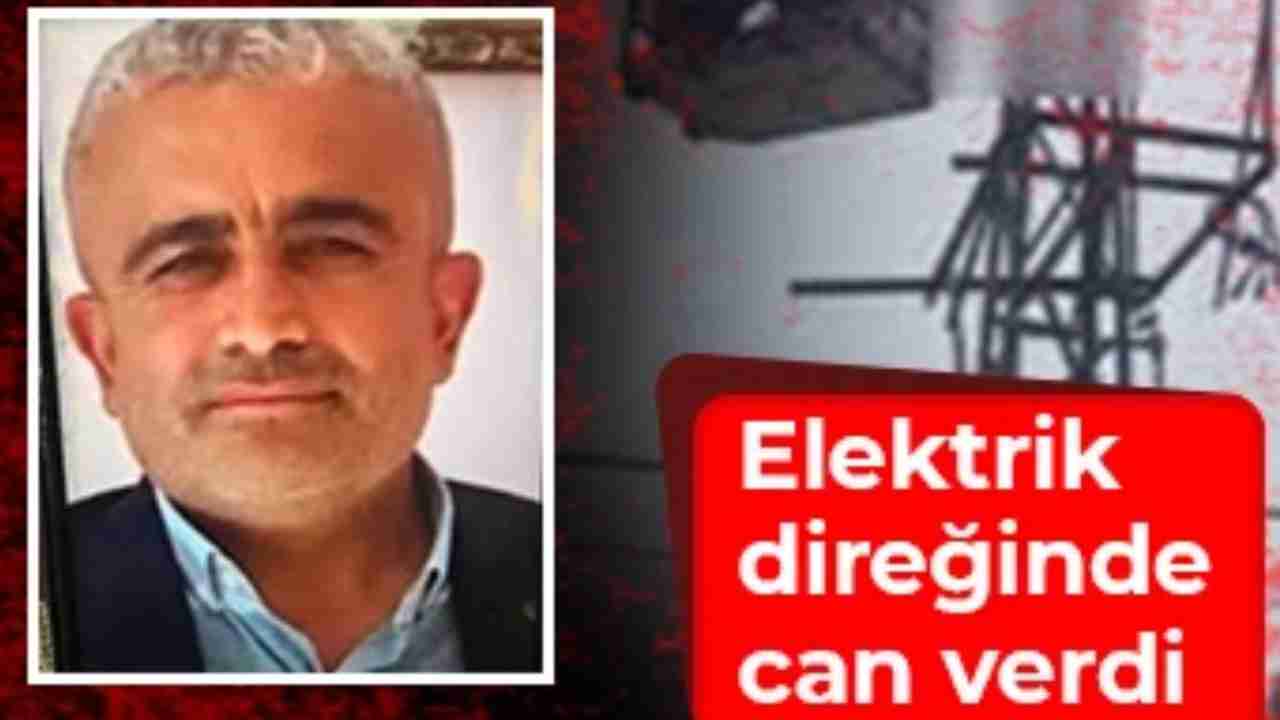 Muhtar Elektrik Direğinde Hayatını Kaybetti