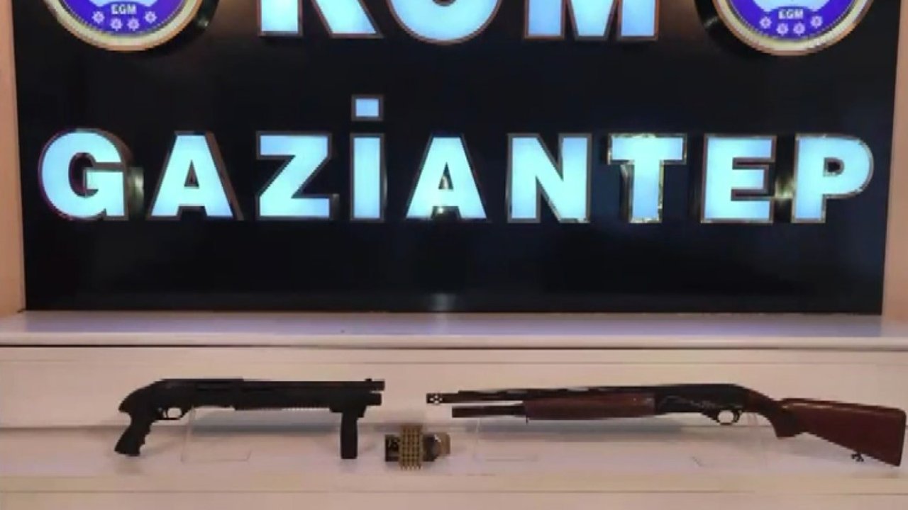 Gaziantep’te Ruhsatsız Silah Operasyonu: 1 Gözaltı!