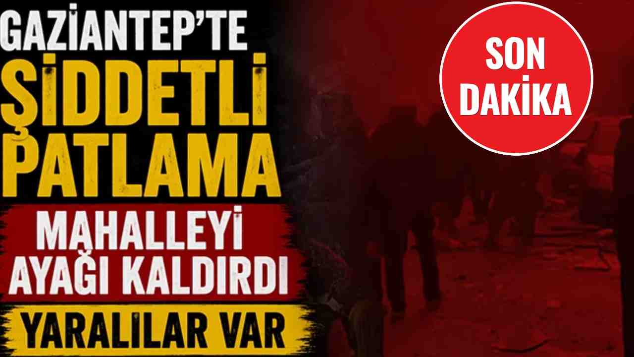 Şehitkamil’de Tüp Gaz Patlaması: İki Yaralı!