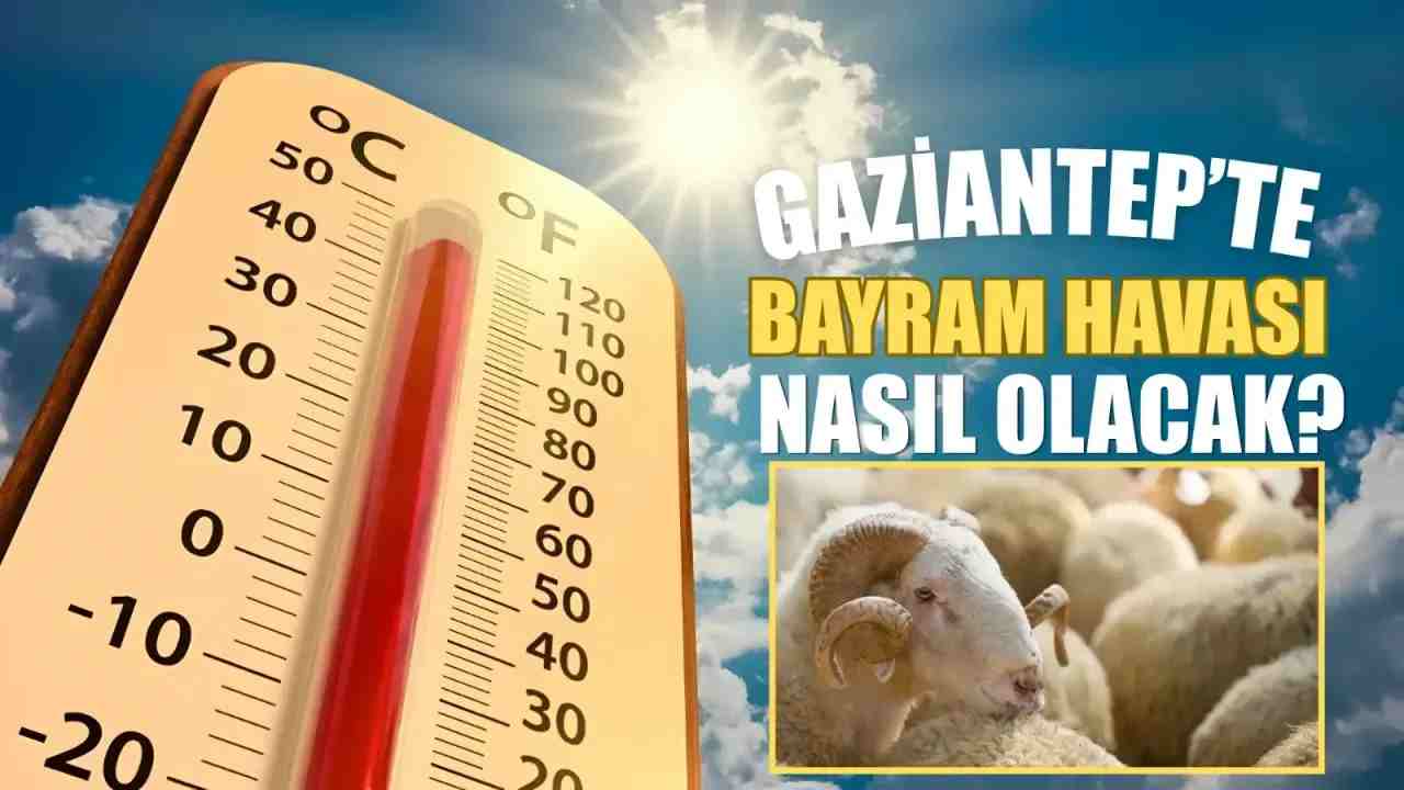 Gaziantep’te Bayramda Sıcak Hava ve Yağış Uyarısı
