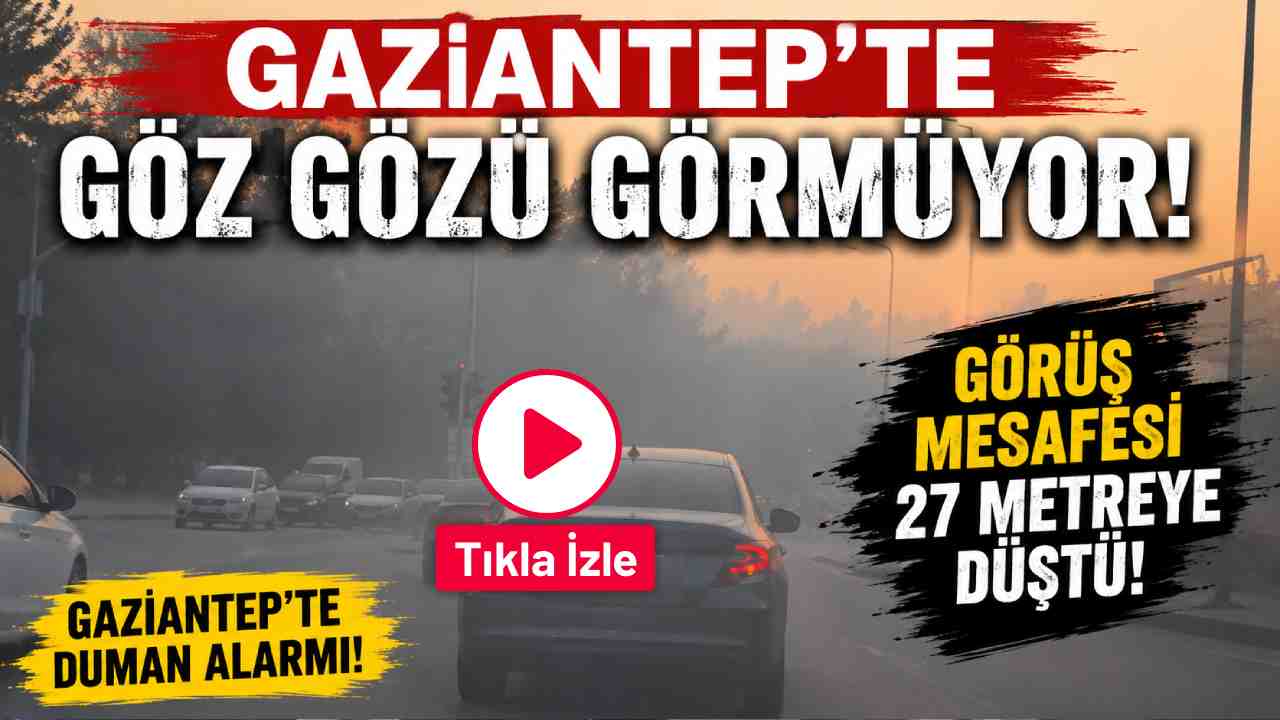 Gaziantep’te Bayramda Mangal Yoğunluğu ve Duman!