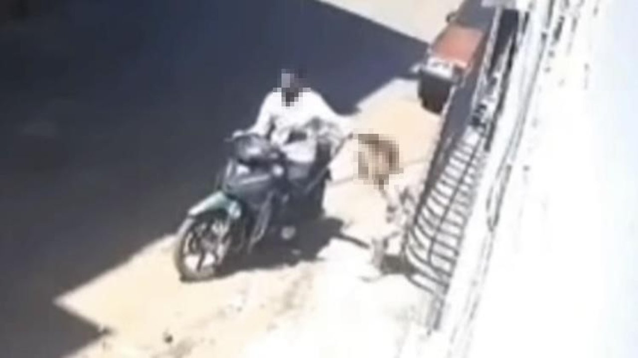 Baba, kızı sokak ortasında darp etti!