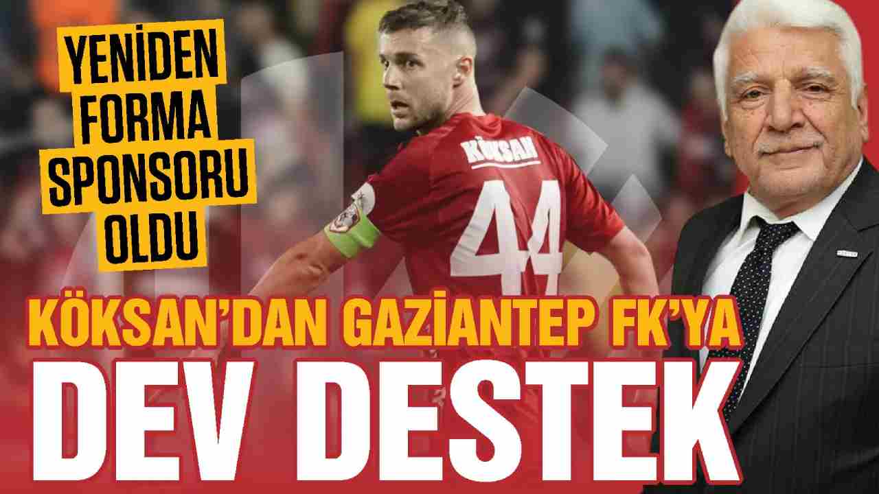 Gaziantep FK, Köksan ile sponsorlukta devam ediyor! Gaziantep FK, Köksan ile sponsorlukta devam ediyor!