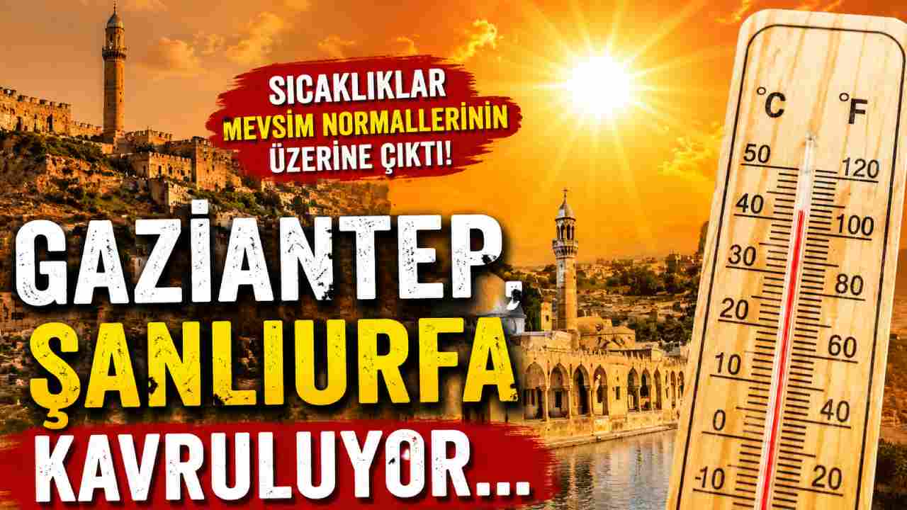 Gaziantep’te Yaz Sıcakları Etkisini Artırıyor!