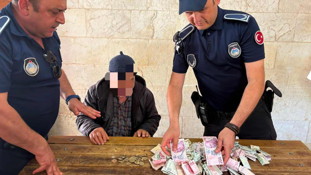 Gaziantep’te Dilenci Operasyonu: 5.420 TL Yakalandı!