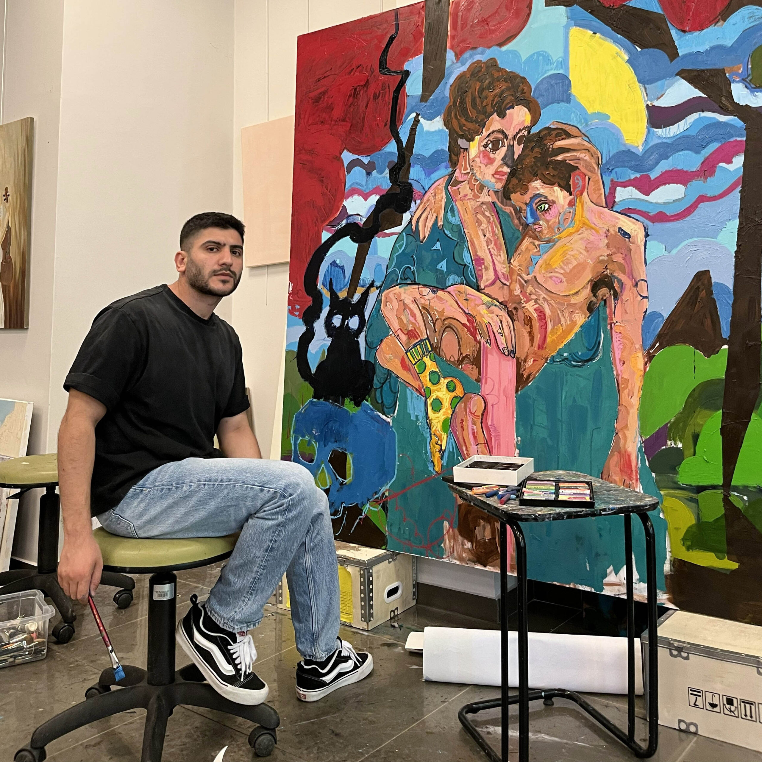 RESSAM TALHA KILIÇ SANKO SANAT GALERİSİNDE SERGİ AÇTI